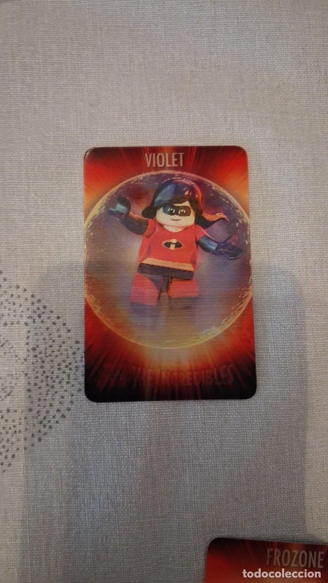 Coleccionismo cromos antiguos: Lote FOIL Cards Los increibles x5 - Foto 2