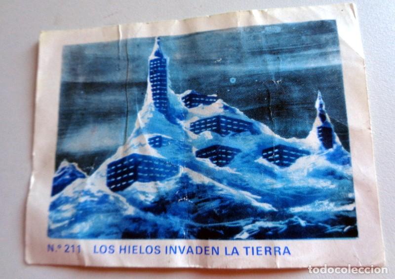 Collezionismo Figurine antiche: CROMO ANTIGUO RARO COLECCI&Oacute;N DESCONOCIDA - N&ordm;211 - LOS HIELOS INVADEN LA TIERRA