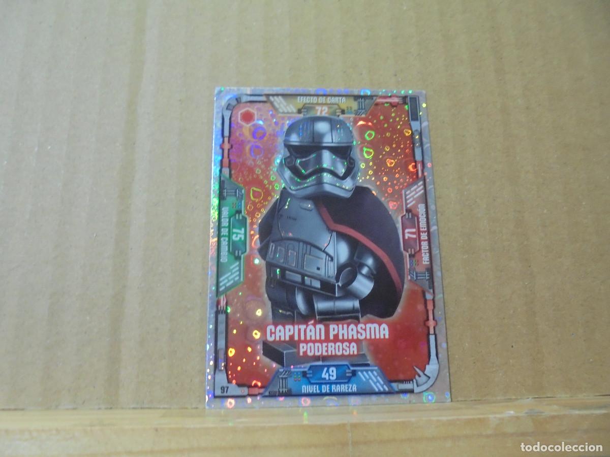 Coleccionismo cromos antiguos: Lego, Star wars. Trading card collection. 49, Capitan Phasma poderosa - Foto 1