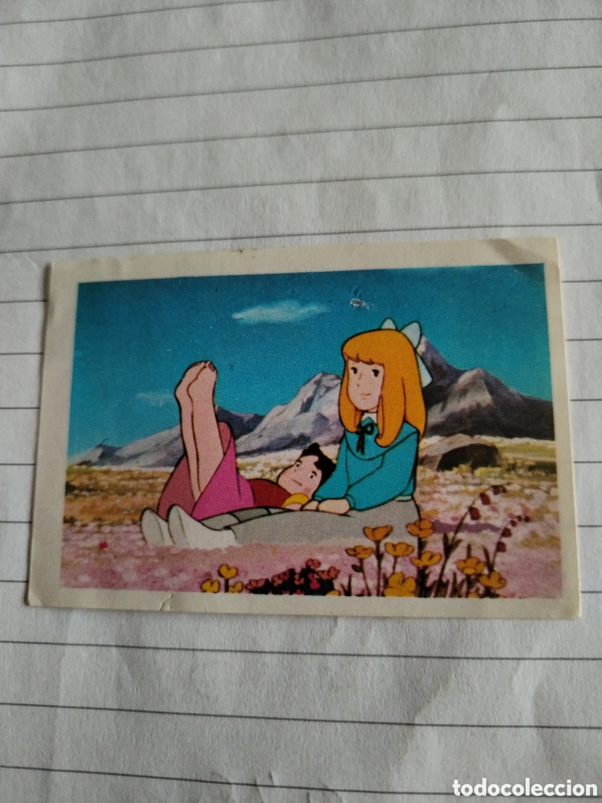 Coleccionismo Cromos antiguos: Cromo sin pegar El retorno de Heidi Fher 1976 n&deg;401