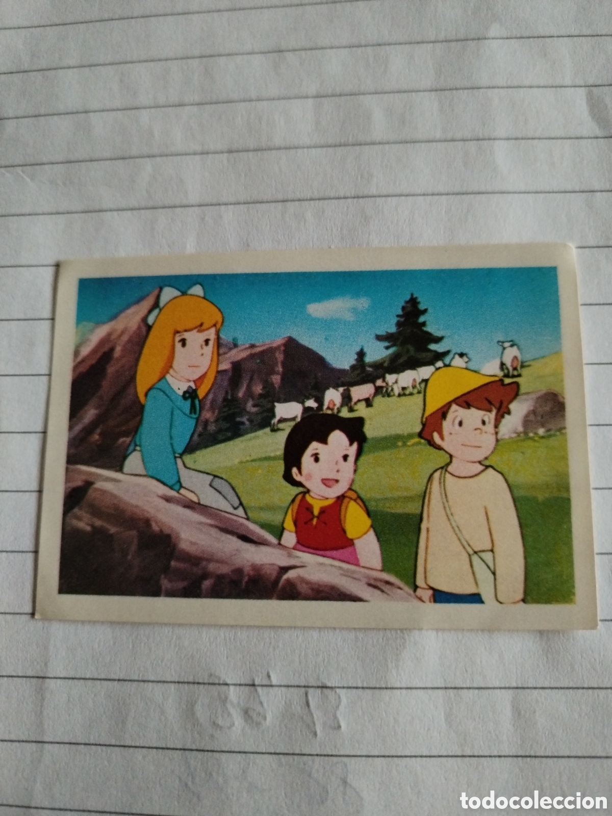 Coleccionismo Cromos antiguos: Cromo sin pegar El retorno de Heidi Fher 1976 n&deg;400