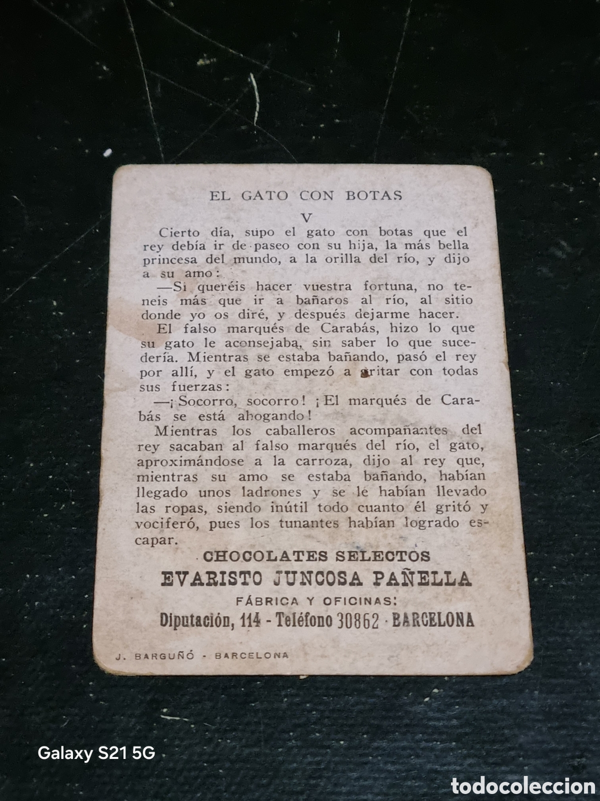 Coleccionismo cromos antiguos: 5 - CROMO EL GATO CON BOTAS - Foto 2