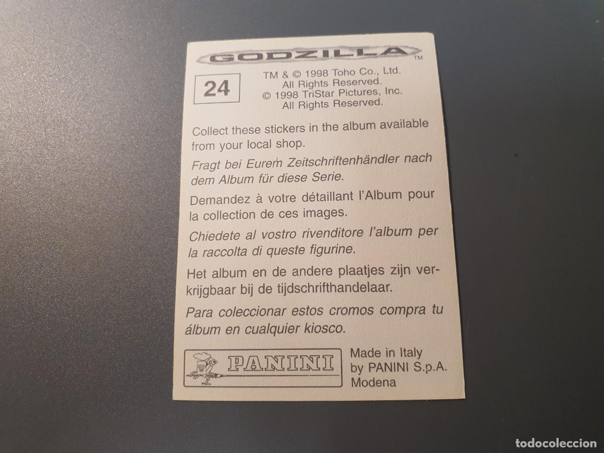 Coleccionismo cromos antiguos: CROMO PANINI 1998 - GODZILLA - N&ordm; 24 - Foto 2