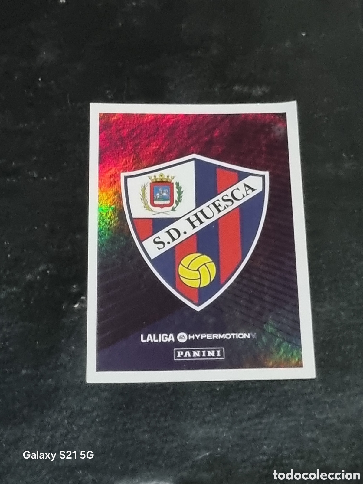 Coleccionismo Cromos antiguos: 249 - ESCUDO HUESCA LIGA HYPERMOTION 2024-2025