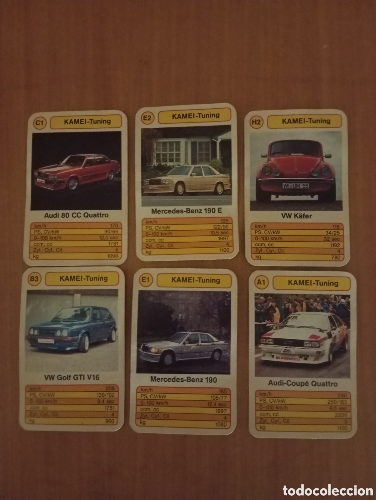 Coleccionismo cromos antiguos: Kamei Tuning Lote cartas - Foto 1
