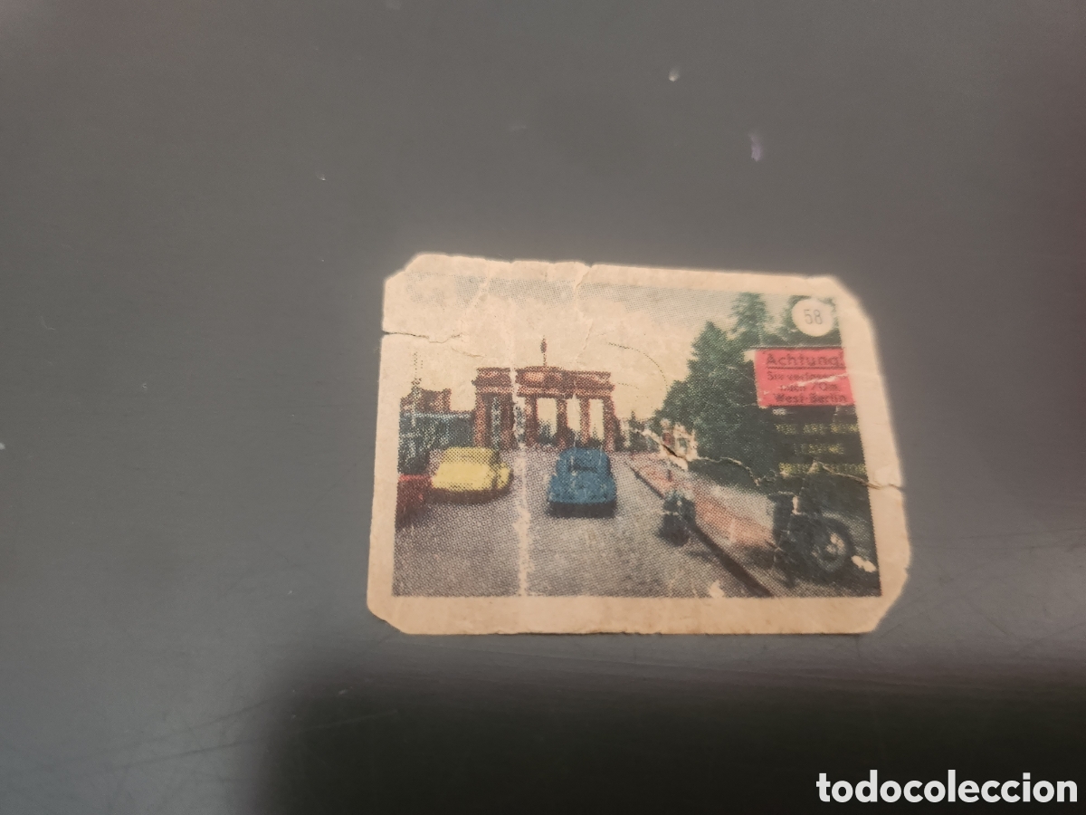 Coleccionismo cromos antiguos: CROMO BOLETO TOMBOLA TRASERA PUBLICIDAD JUGUETE MADEL SUPERMAN A&Ntilde;OS 5O *1BUSCADO Y RARO .58