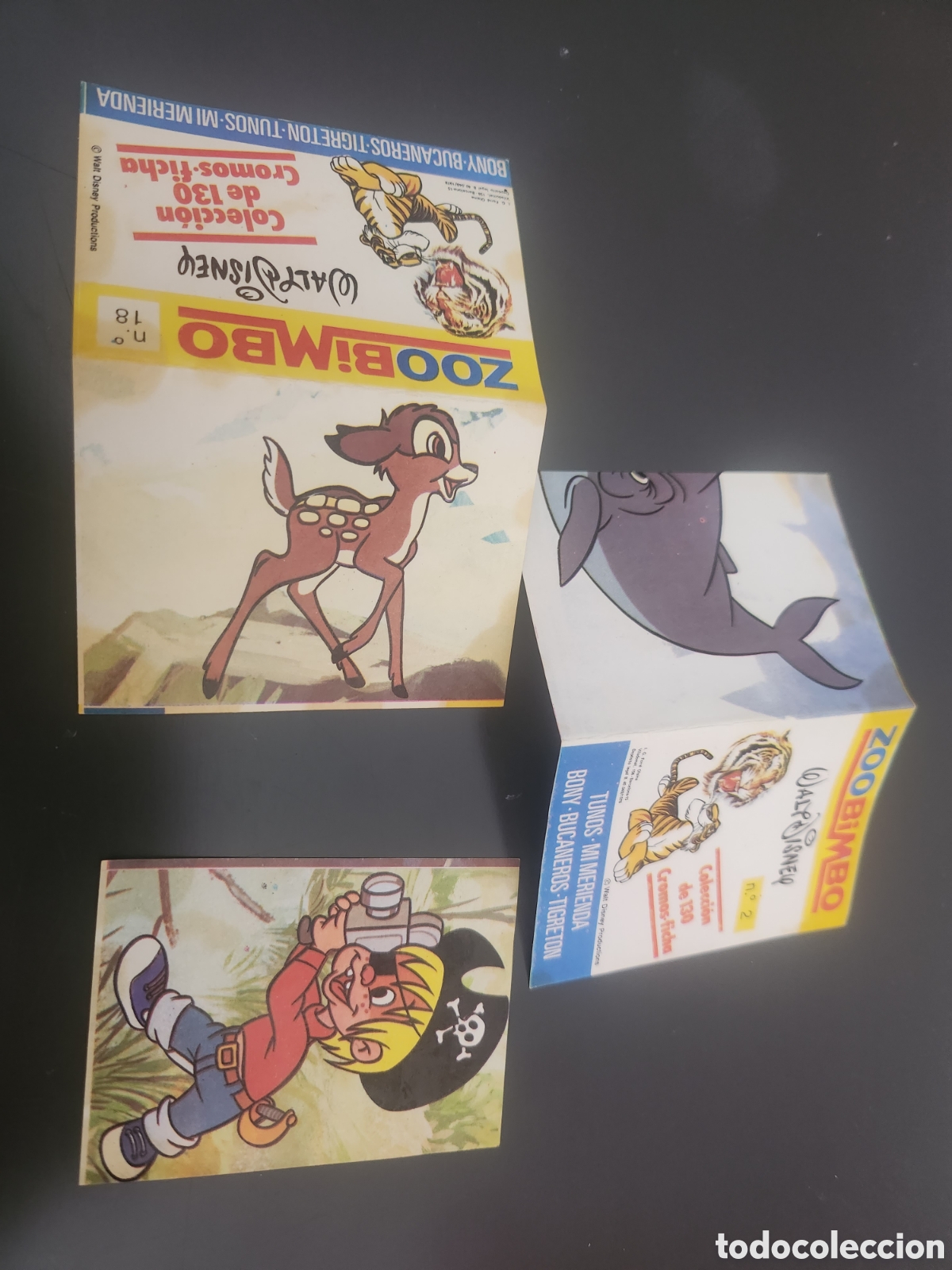 Coleccionismo Cromos antiguos: 3 cromos de zoo bimbo 2; 18 y M