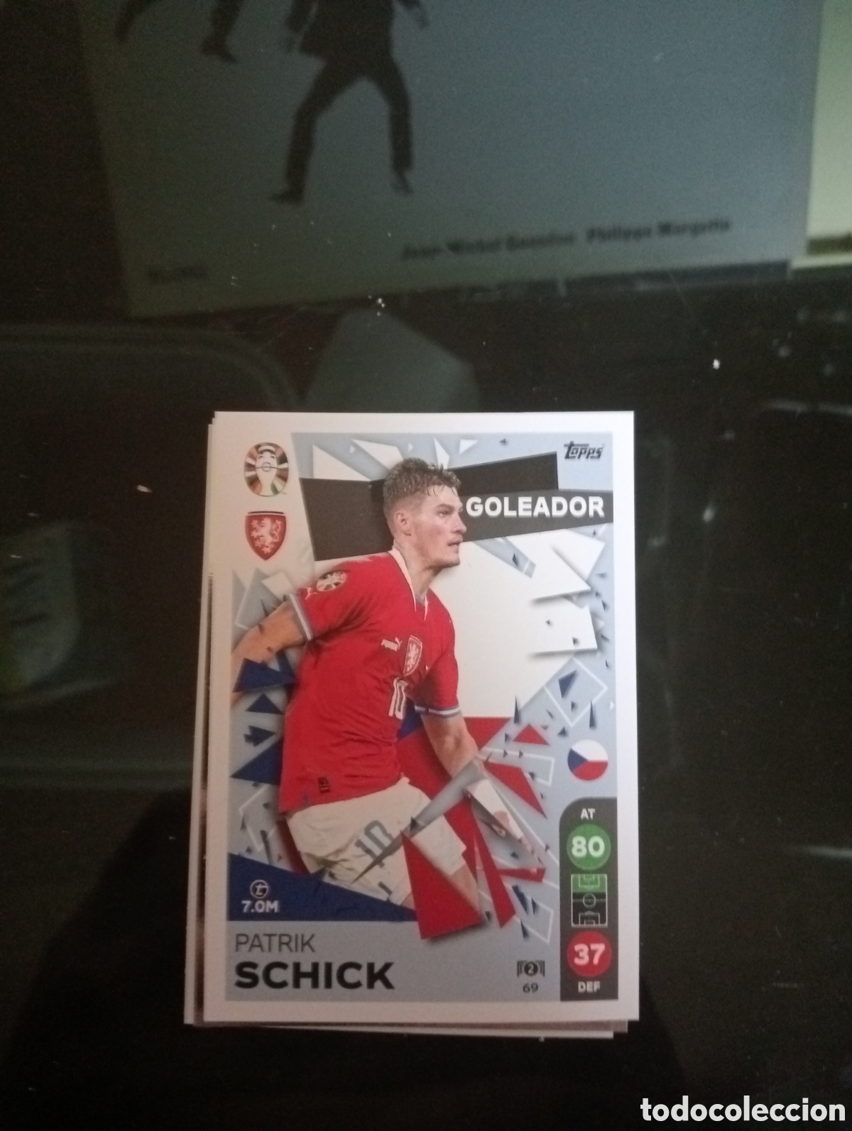 Coleccionismo cromos antiguos: Cromo Patrik Schick Match Atax - Foto 1