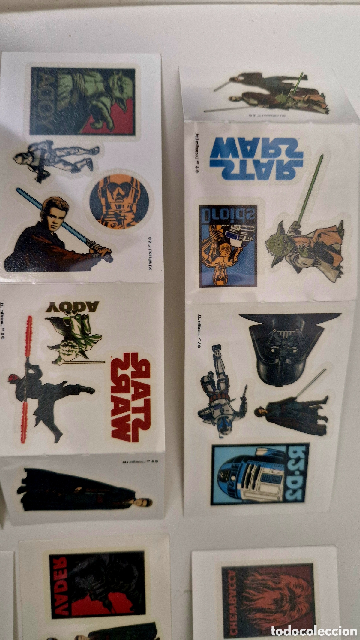 Coleccionismo cromos antiguos: Star wars: Set completo tattoos - Foto 4