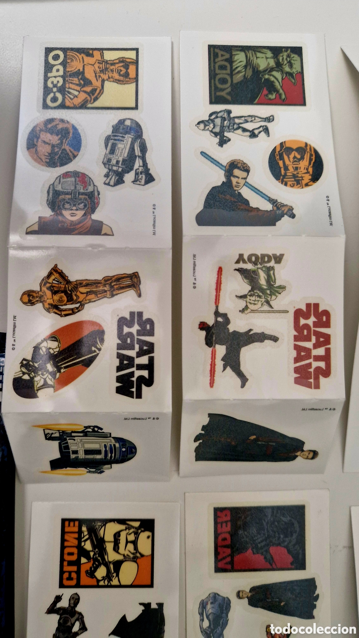 Coleccionismo cromos antiguos: Star wars: Set completo tattoos - Foto 5