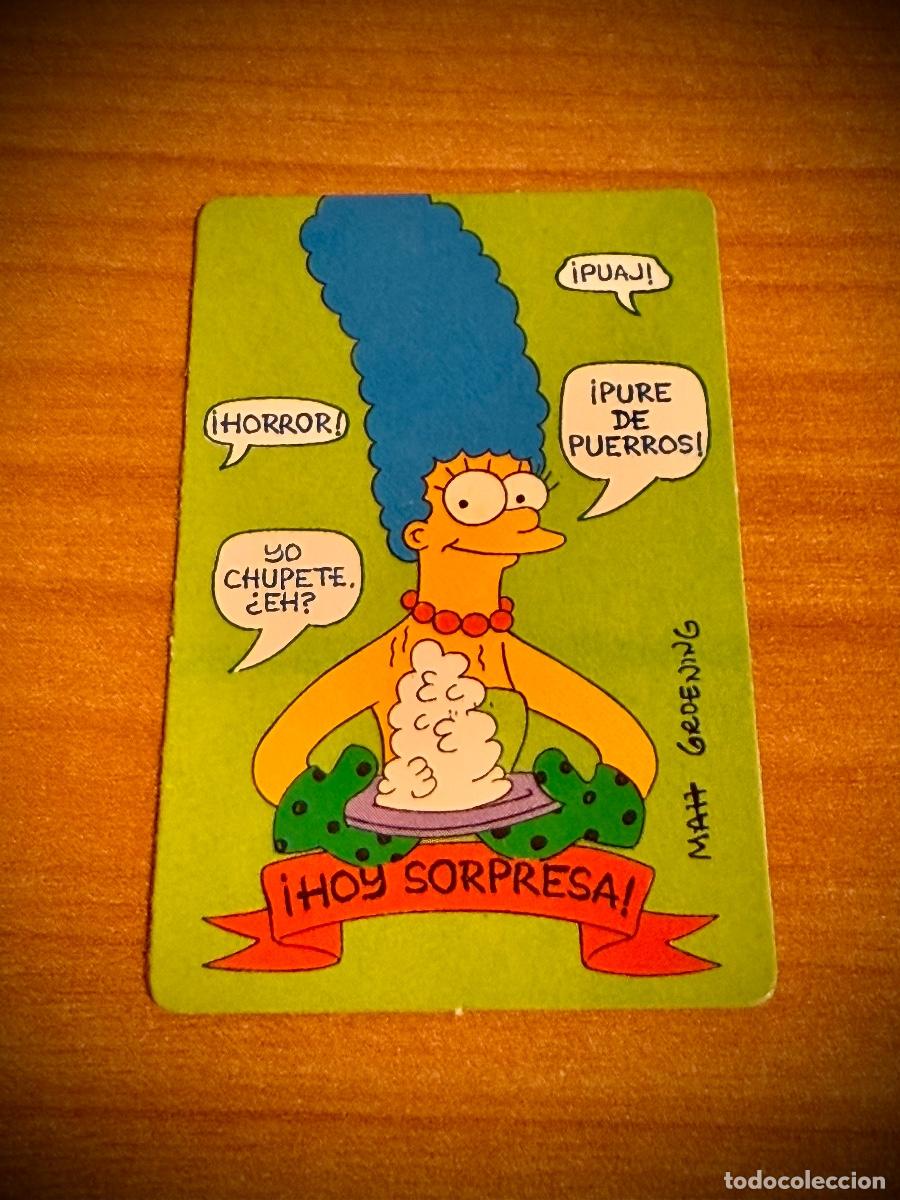 Coleccionismo cromos antiguos: Cromo Los Simpson &rdquo;&iexcl;Hoy Sorpresa!&rdquo; - Foto 1