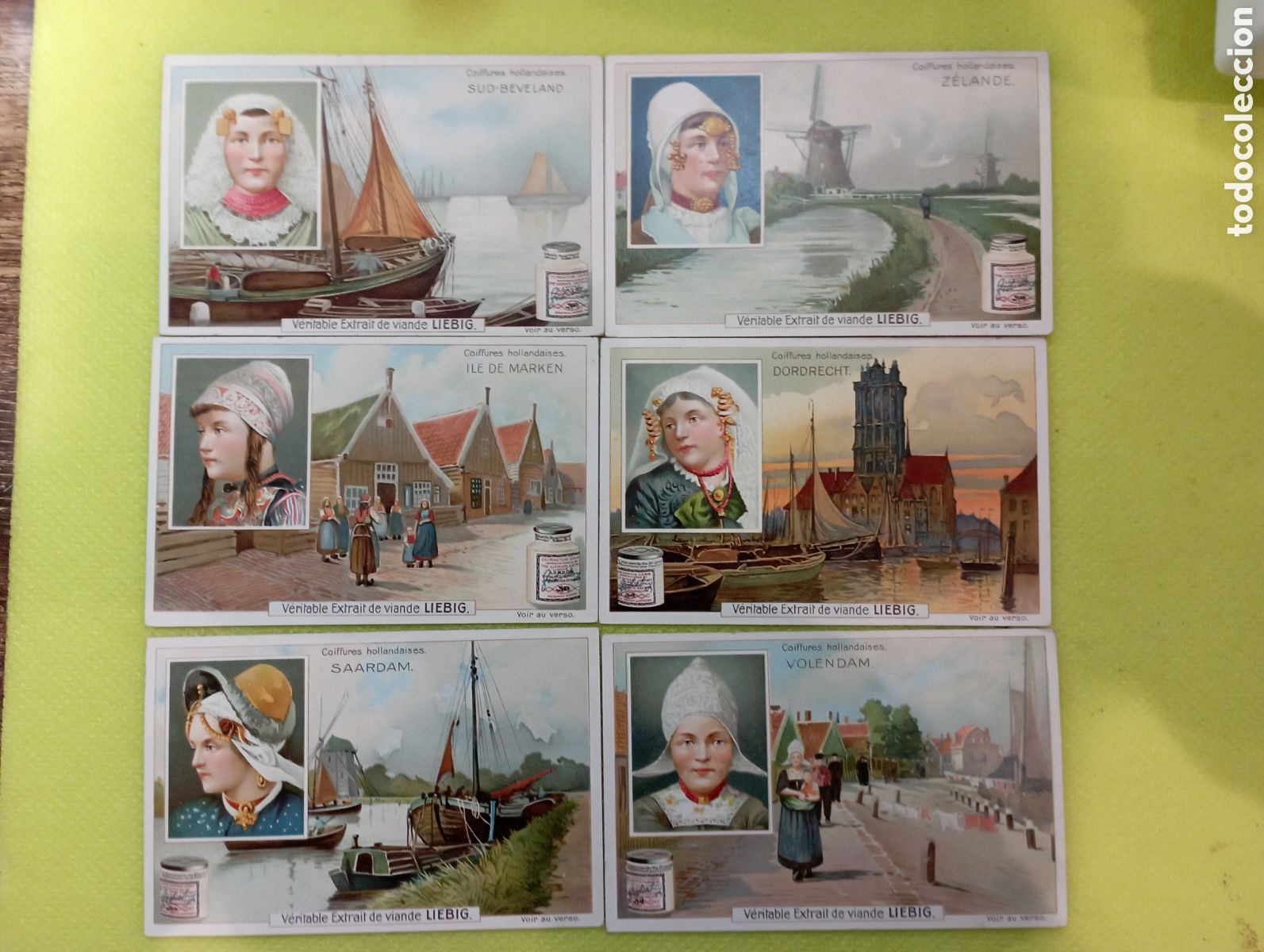 Collectable Antique Stickers: Serie completa Liebig Sanguinetti 844. a&ntilde;o primera d&eacute;cada 1900