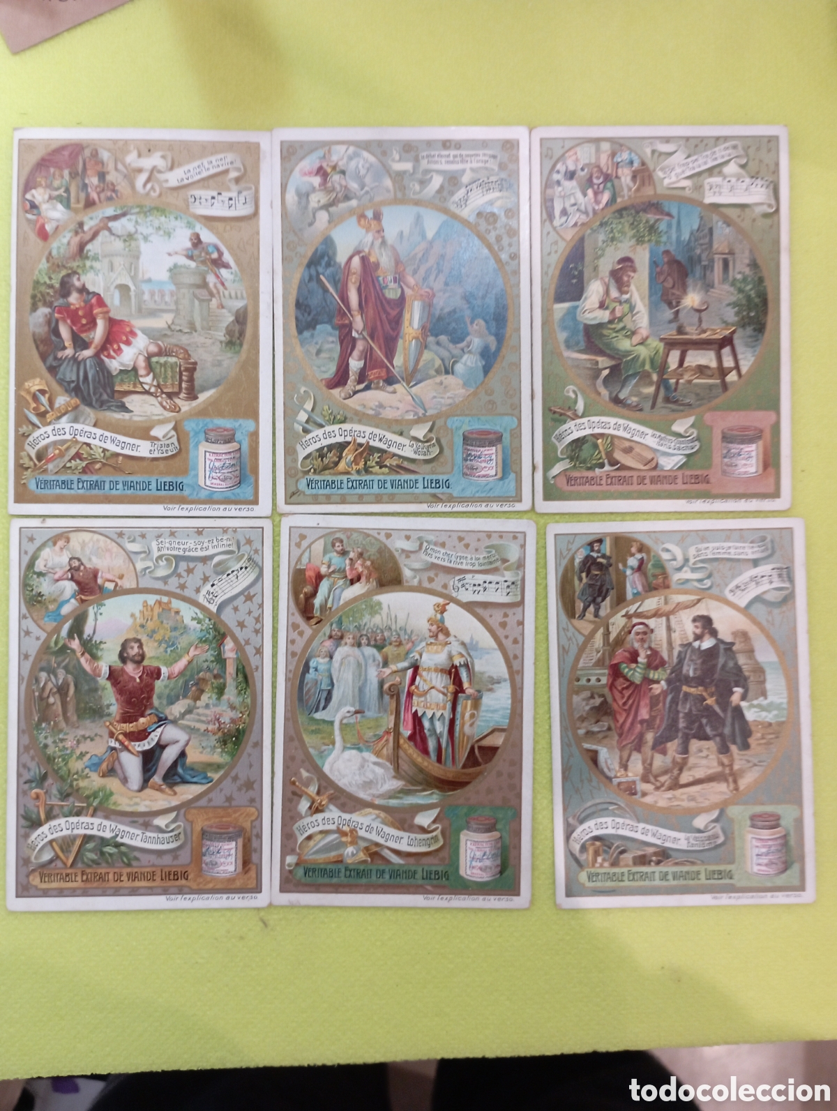Collectable Antique Stickers: Serie completa Liebig Sanguinetti 849. a&ntilde;o primera d&eacute;cada 1900
