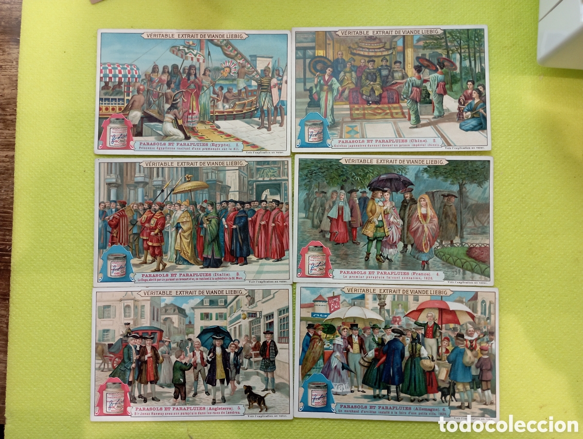 Collectable Antique Stickers: Serie completa Liebig Sanguinetti 902. a&ntilde;o primera d&eacute;cada 1900