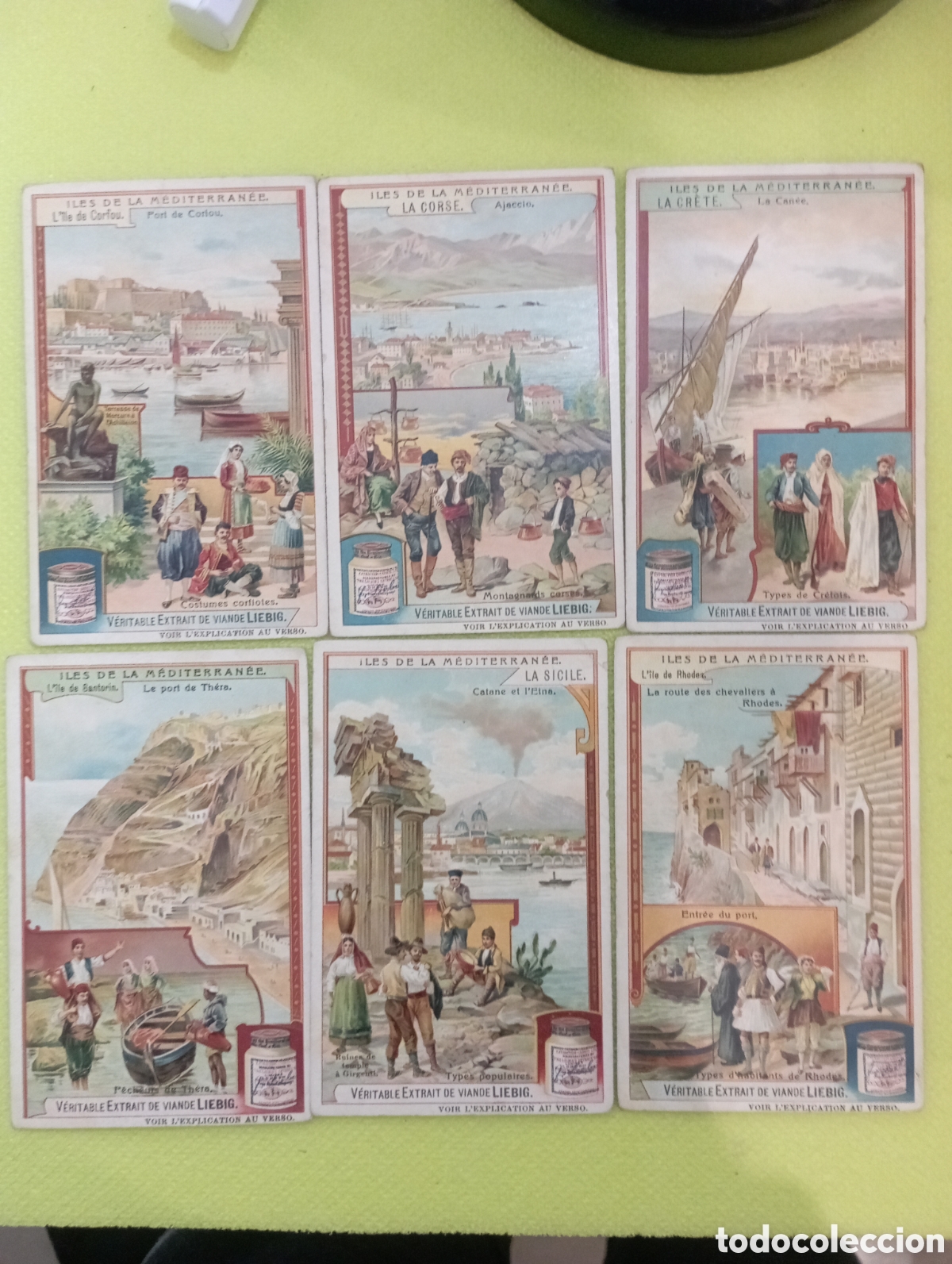 Collezionismo Figurine antiche: Serie completa Liebig Sanguinetti 934. a&ntilde;o primera d&eacute;cada 1900