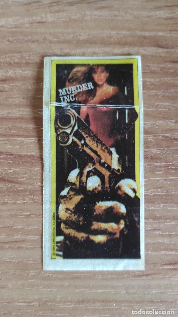 Coleccionismo Cromos antiguos: cromo pegatina Chicle MURDER INC.