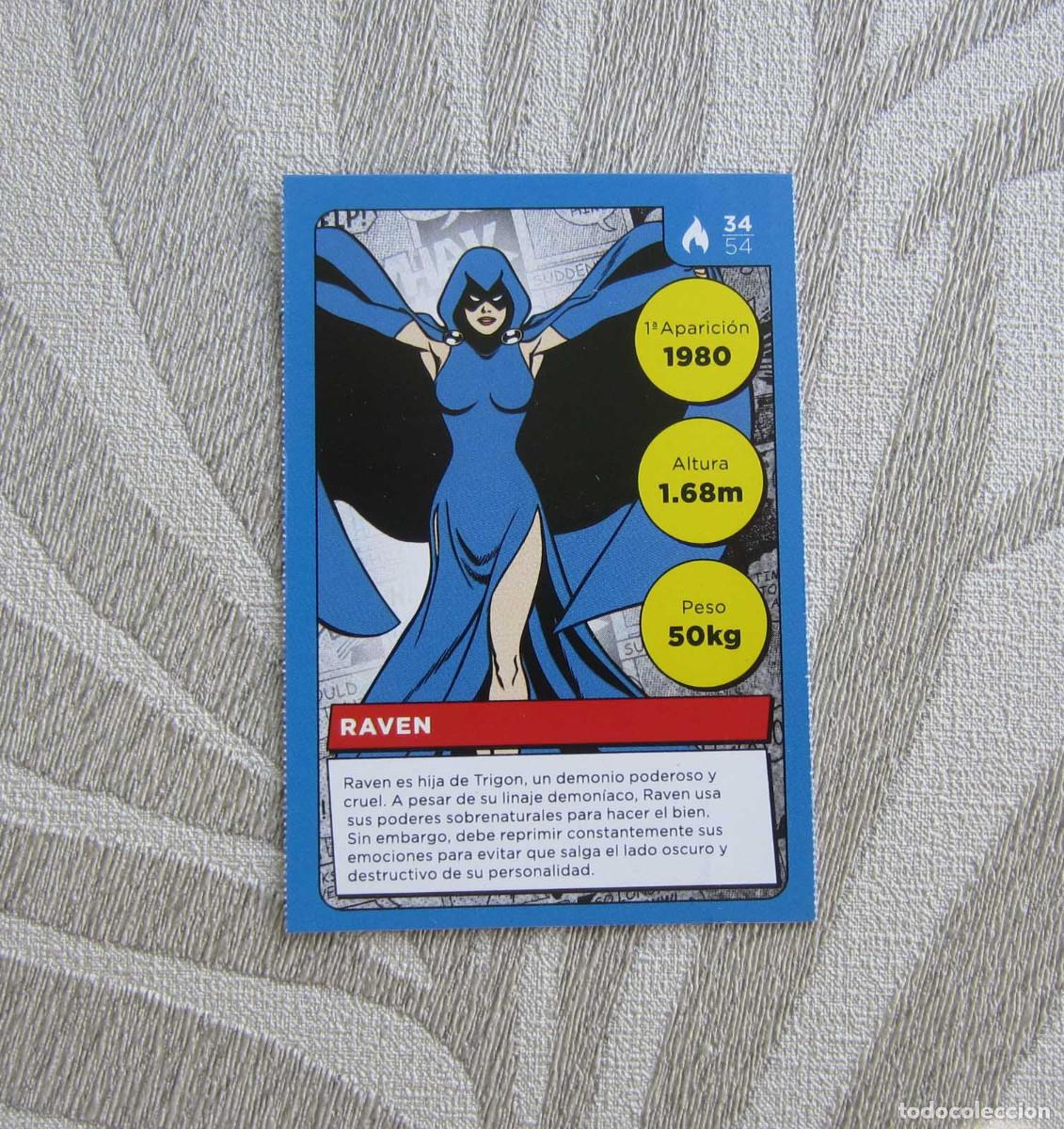 Coleccionismo cromos antiguos: CROMOS CARTAS CARREFOUR CROMO DC COMICS N&ordm; 34 - Foto 1