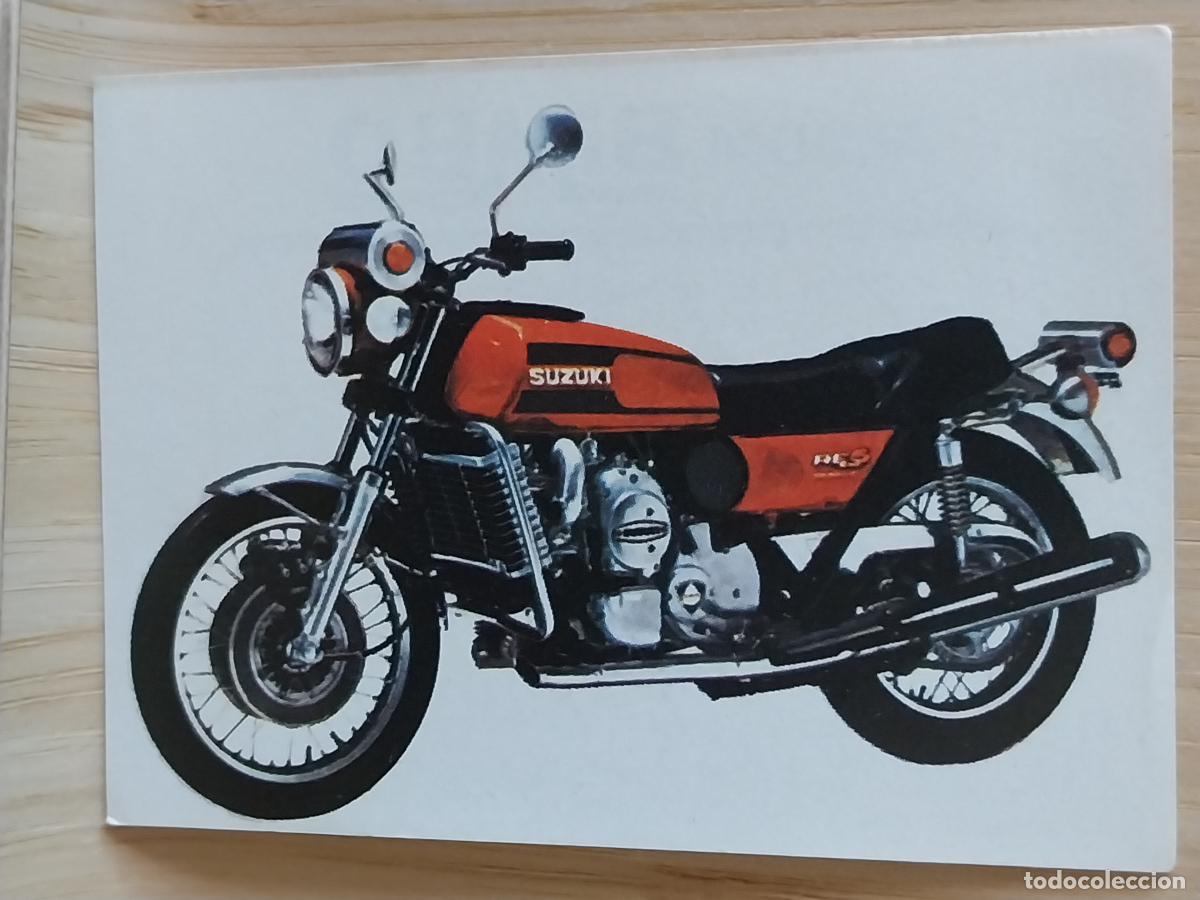 Coleccionismo Cromos antiguos: SUZUKI R.E.S. BIMBO MUNDO MOTOS A&Ntilde;O 1975 CROMO 38 ** SIN PEGAR NUNCA ORIGINAL MOTORISMO