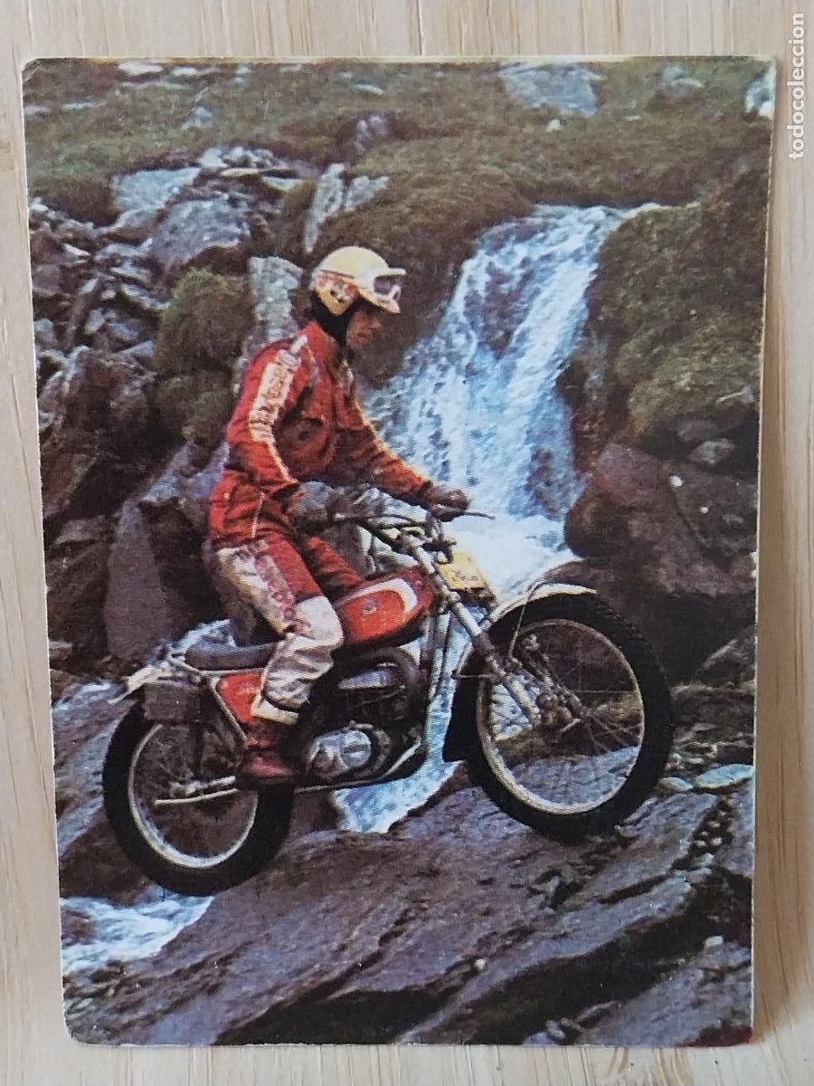 Coleccionismo Cromos antiguos: C COUTARD BIMBO MUNDO MOTOS A&Ntilde;O 1975 CROMO 16 -* SIN PEGAR NUNCA ORIGINAL MOTORISMO