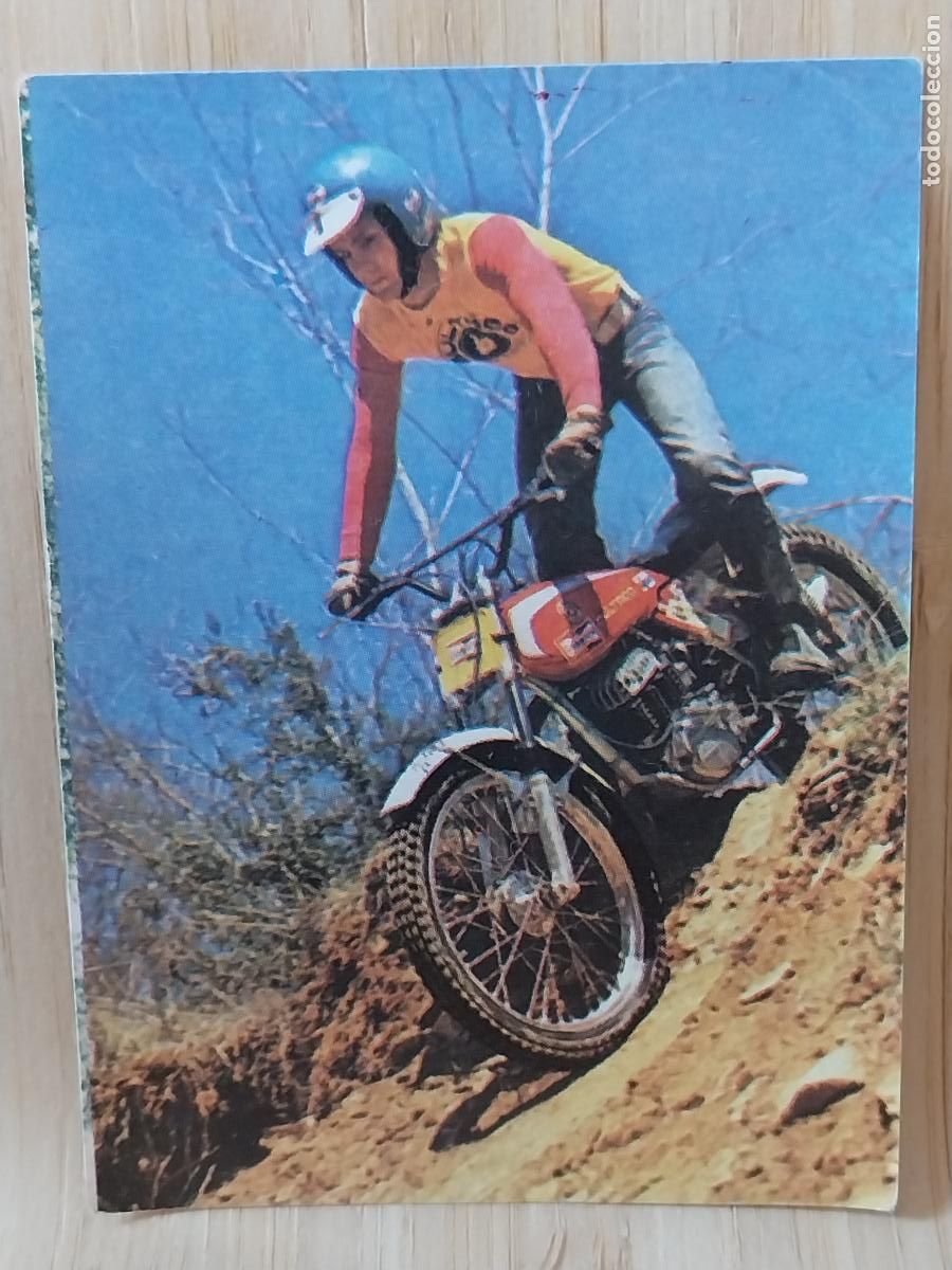 Coleccionismo Cromos antiguos: VESTERINEN BIMBO MUNDO MOTOS A&Ntilde;O 1975 CROMO 17 *-+++-* SIN PEGAR NUNCA ORIGINAL MOTORISMO