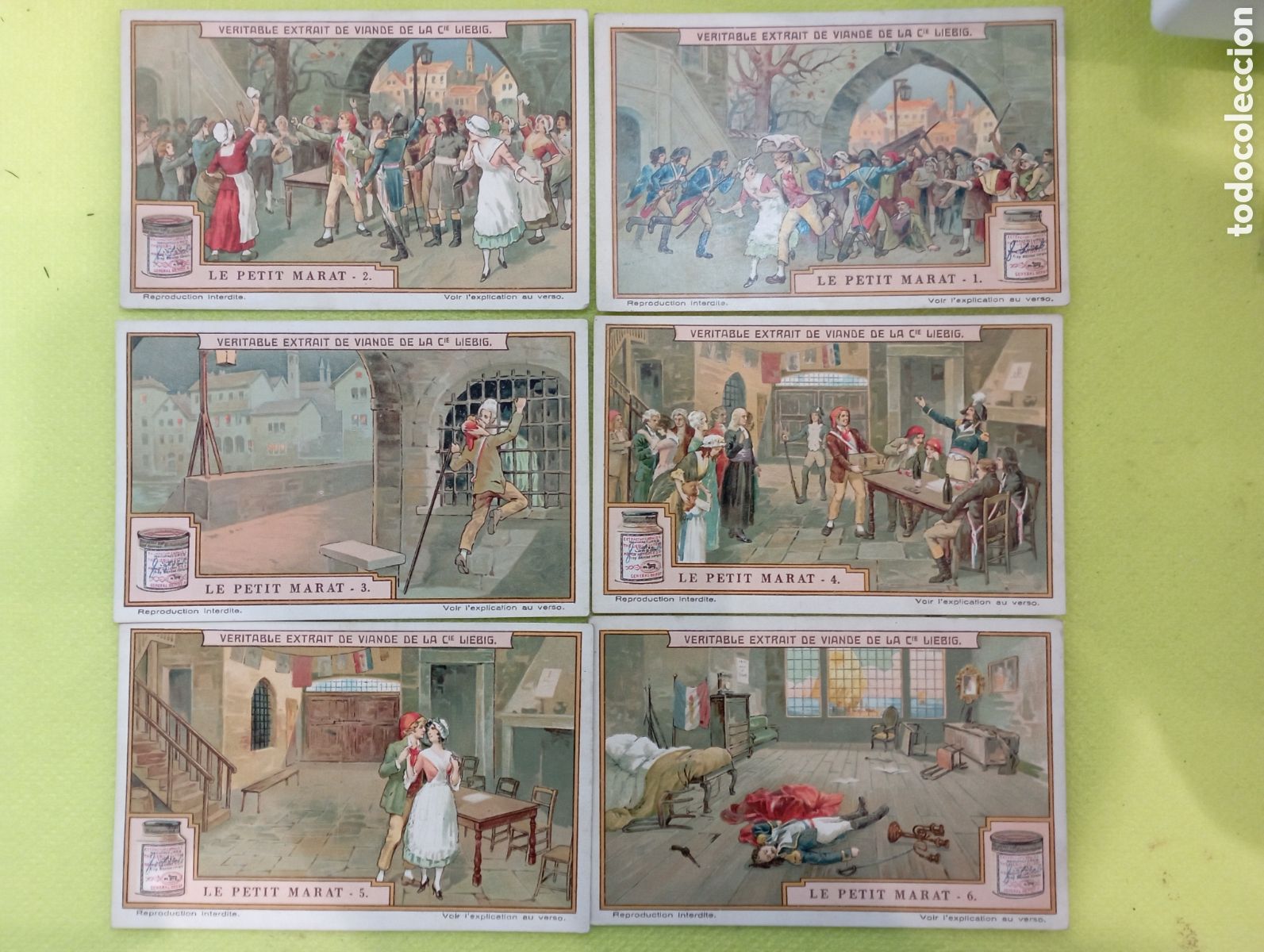 Collectionnisme Cartes &agrave; collectionner anciennes: Serie completa Liebig Sanguinetti 1159. a&ntilde;os desde 1911 a 1925