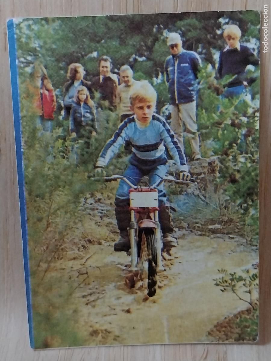 Coleccionismo Cromos antiguos: BIMBO MUNDO MOTOS A&Ntilde;O 1975 CROMO 100 *-++* SIN PEGAR NUNCA ORIGINAL MOTORISMO