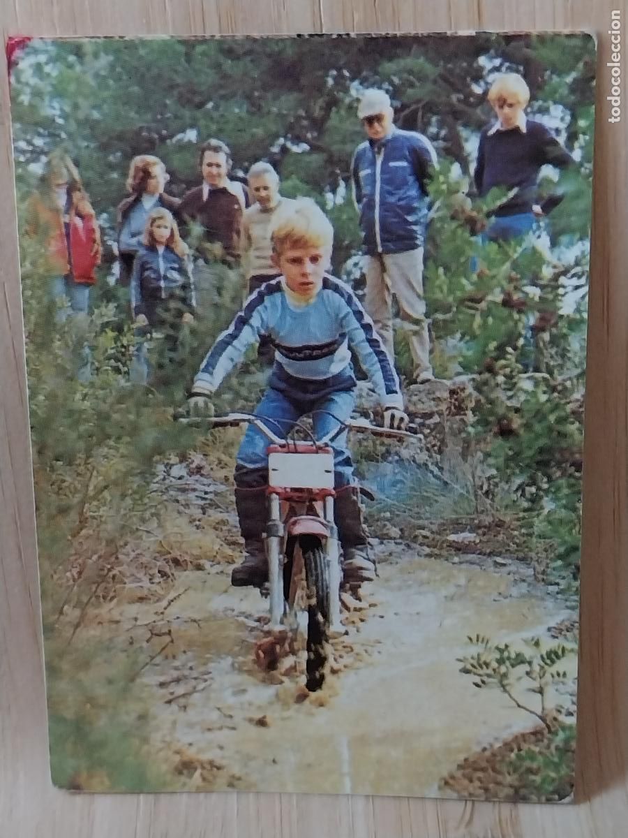Coleccionismo Cromos antiguos: BIMBO MUNDO MOTOS A&Ntilde;O 1975 CROMO 100 *-+* SIN PEGAR NUNCA ORIGINAL MOTORISMO