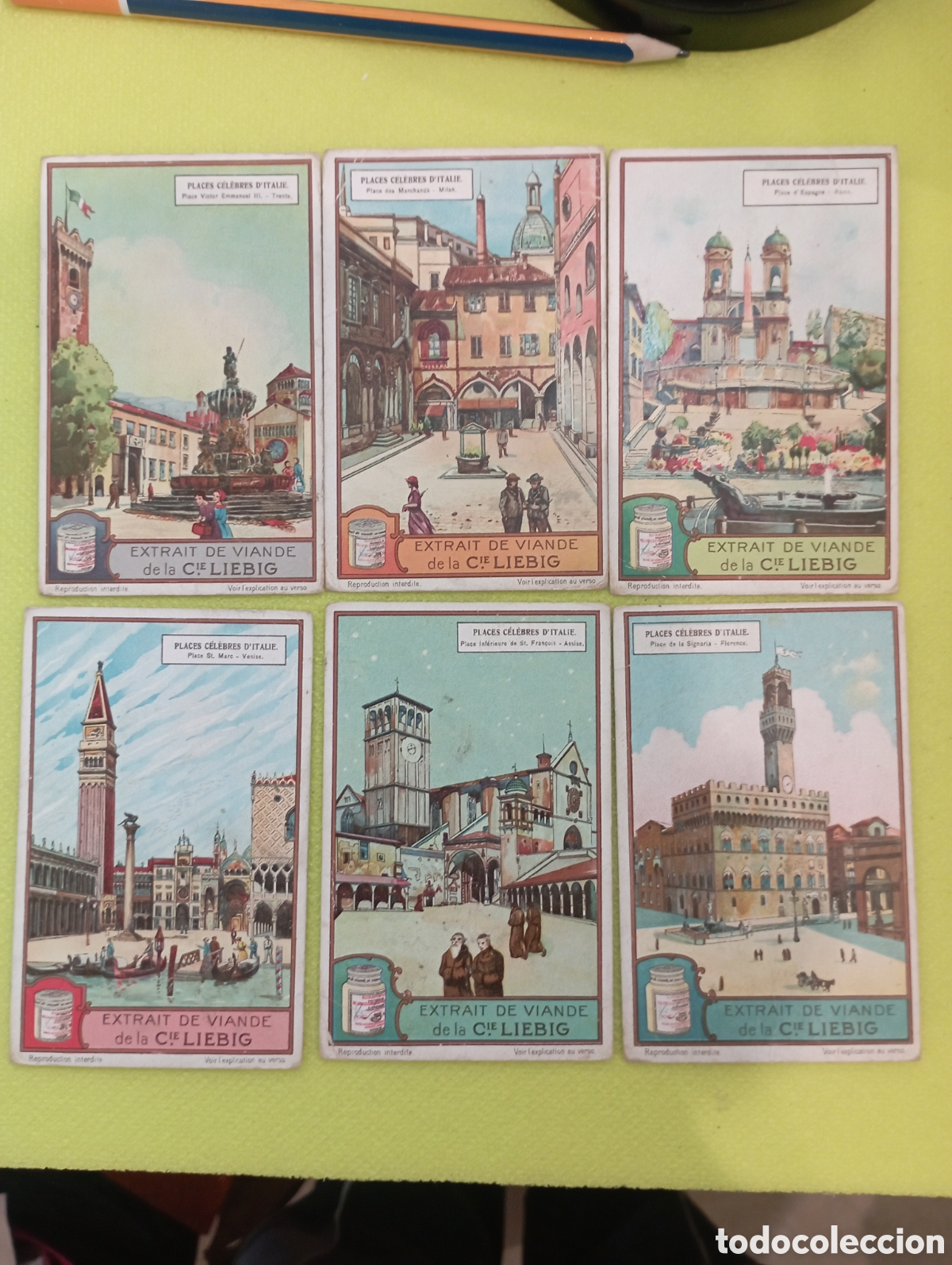 Collectable Antique Stickers: Serie completa Liebig Sanguinetti 1172. a&ntilde;os desde 1911 a 1925
