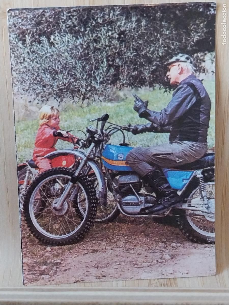 Coleccionismo Cromos antiguos: BIMBO MUNDO MOTOS A&Ntilde;O 1975 CROMO 95 -+ SIN PEGAR NUNCA ORIGINAL MOTORISMO