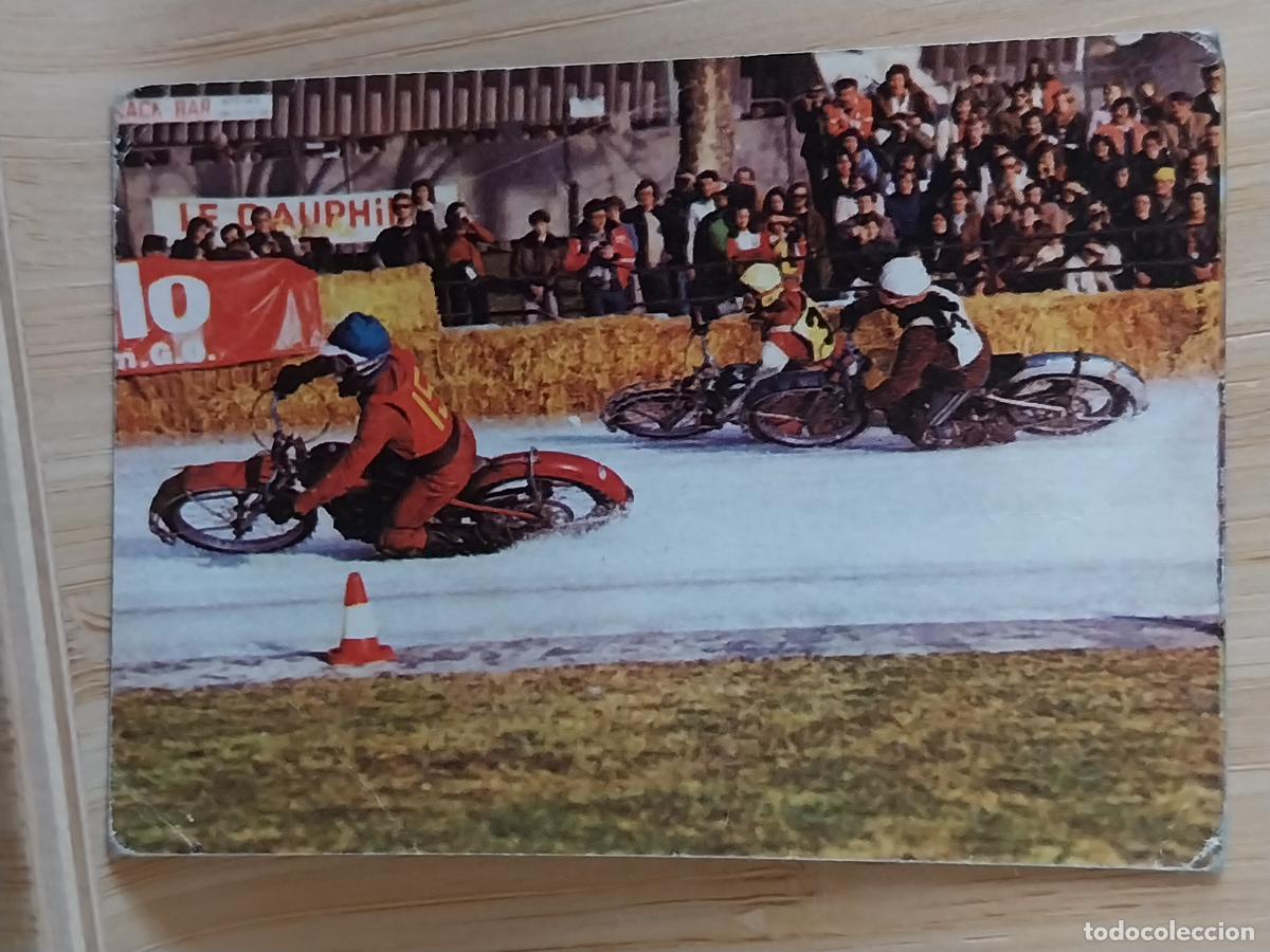 Coleccionismo Cromos antiguos: BIMBO MUNDO MOTOS A&Ntilde;O 1975 CROMO 69 -+ SIN PEGAR NUNCA ORIGINAL MOTORISMO