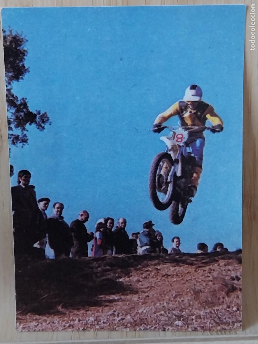 Coleccionismo Cromos antiguos: I BULTO BIMBO MUNDO MOTOS A&Ntilde;O 1975 CROMO 13 -+ SIN PEGAR NUNCA ORIGINAL MOTORISMO