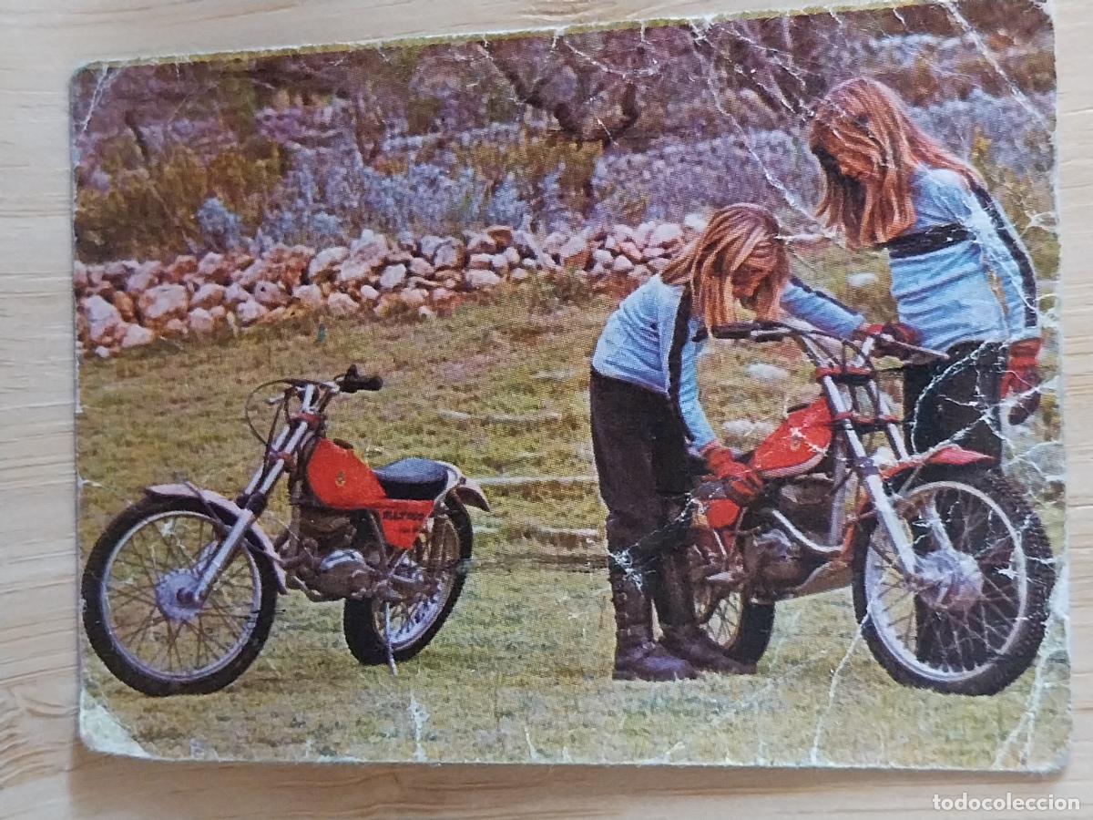 Coleccionismo Cromos antiguos: BIMBO MUNDO MOTOS A&Ntilde;O 1975 CROMO 87 -+ SIN PEGAR NUNCA ORIGINAL MOTORISMO