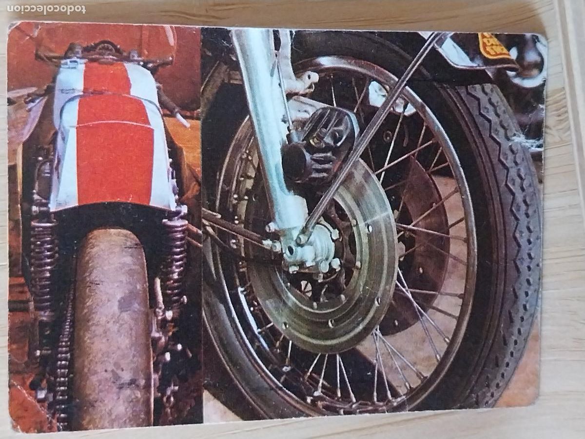 Coleccionismo Cromos antiguos: BIMBO MUNDO MOTOS A&Ntilde;O 1975 CROMO 76 -+ SIN PEGAR NUNCA ORIGINAL MOTORISMO
