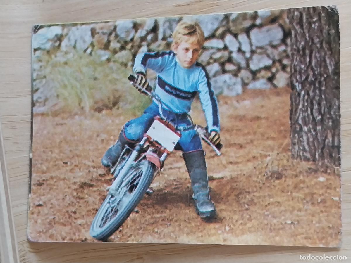 Coleccionismo Cromos antiguos: BIMBO MUNDO MOTOS A&Ntilde;O 1975 CROMO 94 -******+ SIN PEGAR NUNCA ORIGINAL MOTORISMO