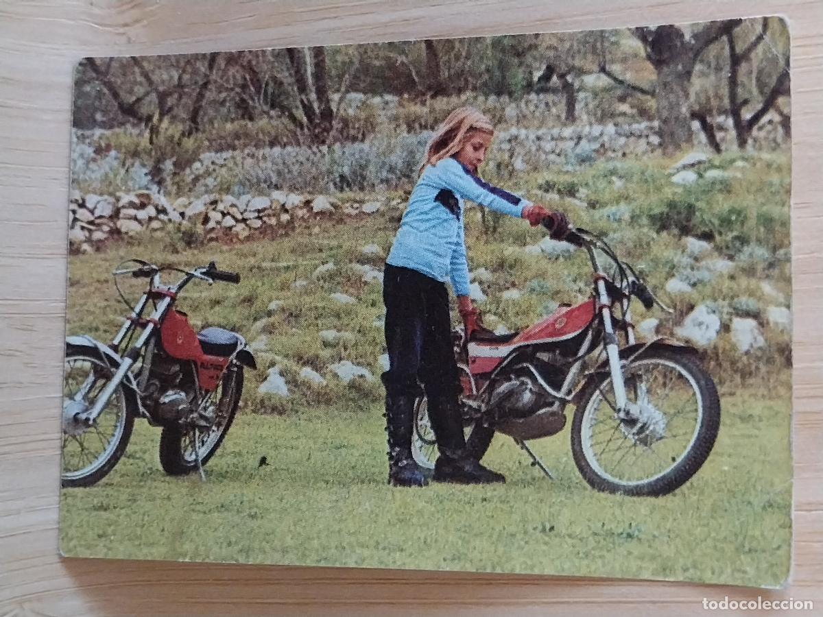 Coleccionismo Cromos antiguos: BIMBO MUNDO MOTOS A&Ntilde;O 1975 CROMO 86 -****+ SIN PEGAR NUNCA ORIGINAL MOTORISMO