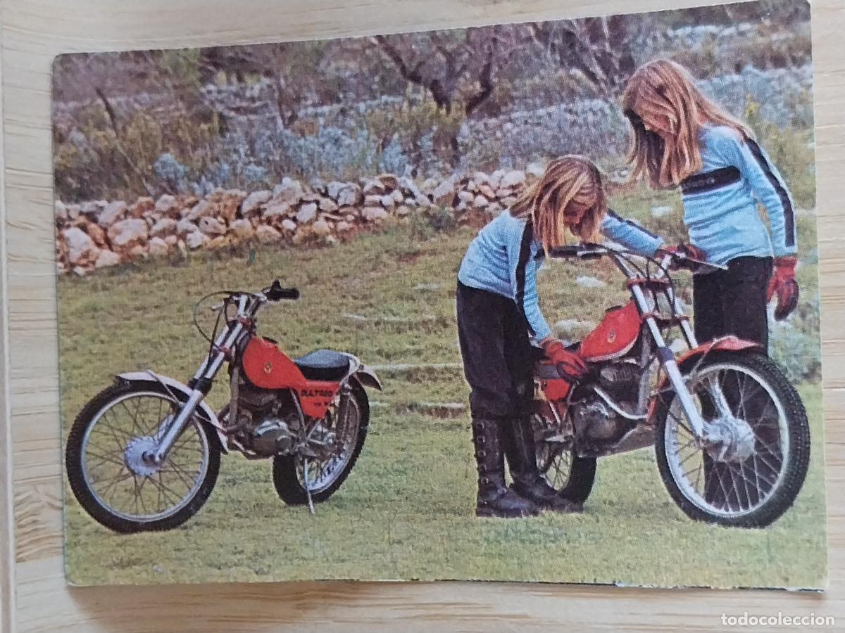Coleccionismo Cromos antiguos: BIMBO MUNDO MOTOS A&Ntilde;O 1975 CROMO 87 -***+ SIN PEGAR NUNCA ORIGINAL MOTORISMO