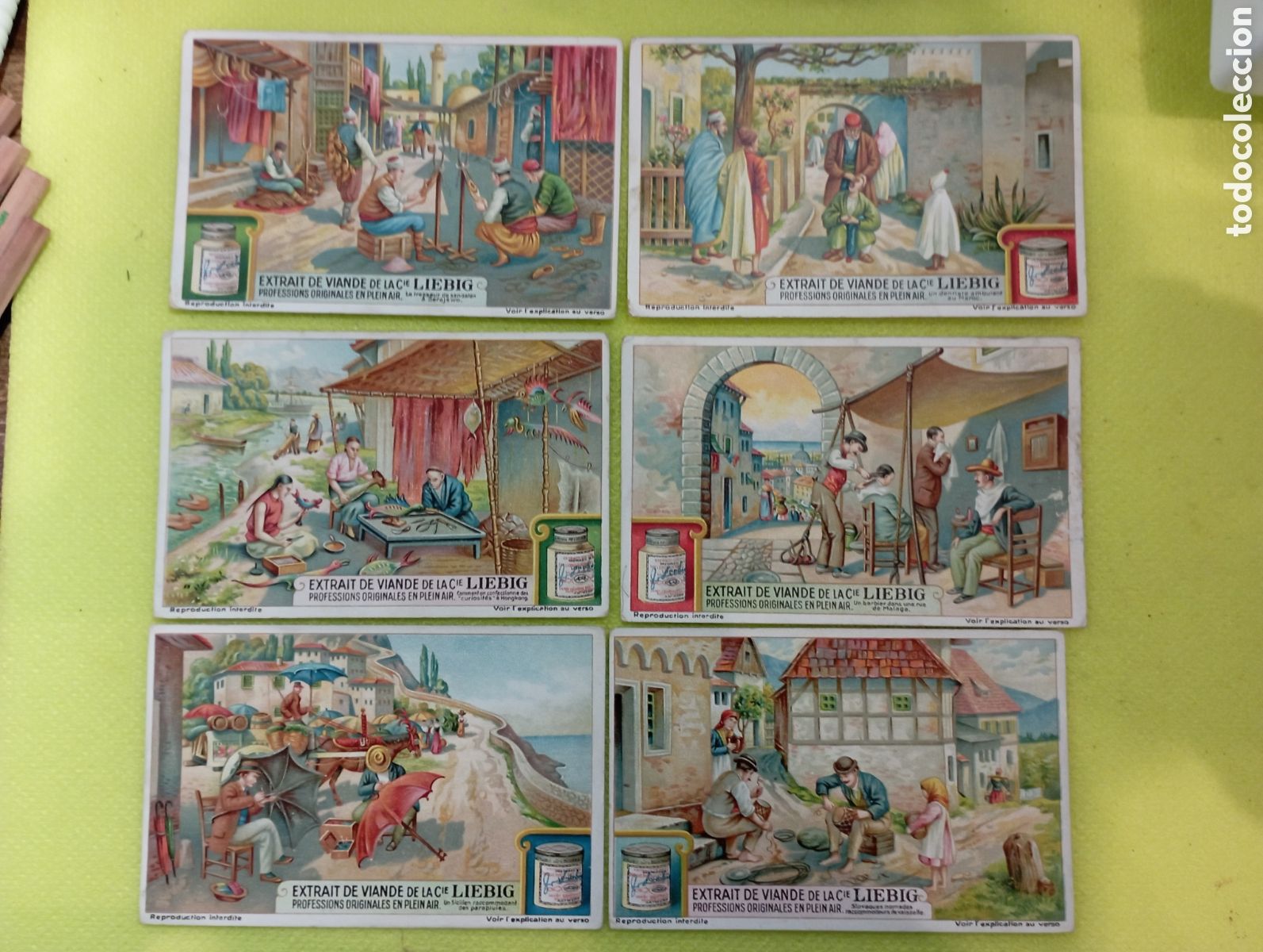 Collectable Antique Stickers: Serie completa Liebig Sanguinetti 1217. a&ntilde;os desde 1926 a 1930