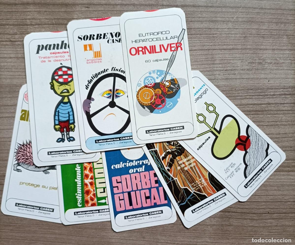 Coleccionismo cromos antiguos: Lote antiguos cromos laboratorios Casen Zaragoza, escudos provincias Espa&ntilde;olas