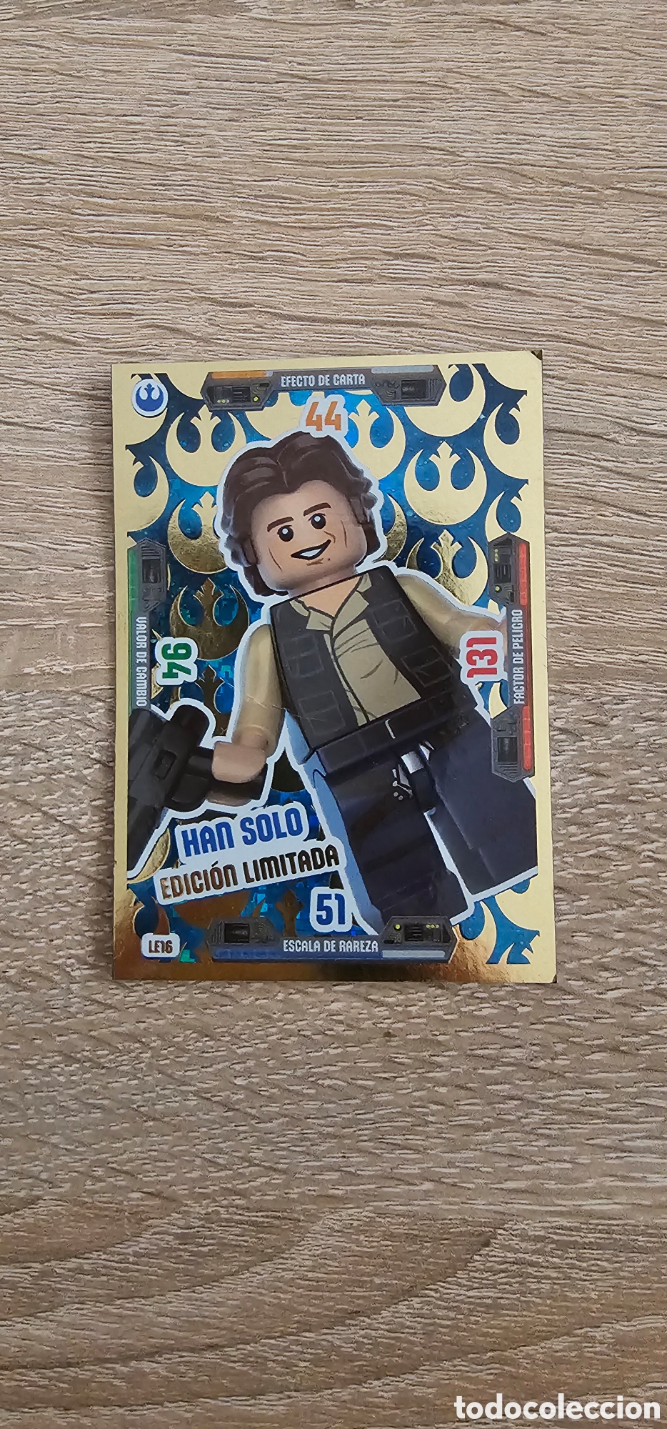 Coleccionismo cromos antiguos: Cromo Han Solo edicion limitada - Foto 1