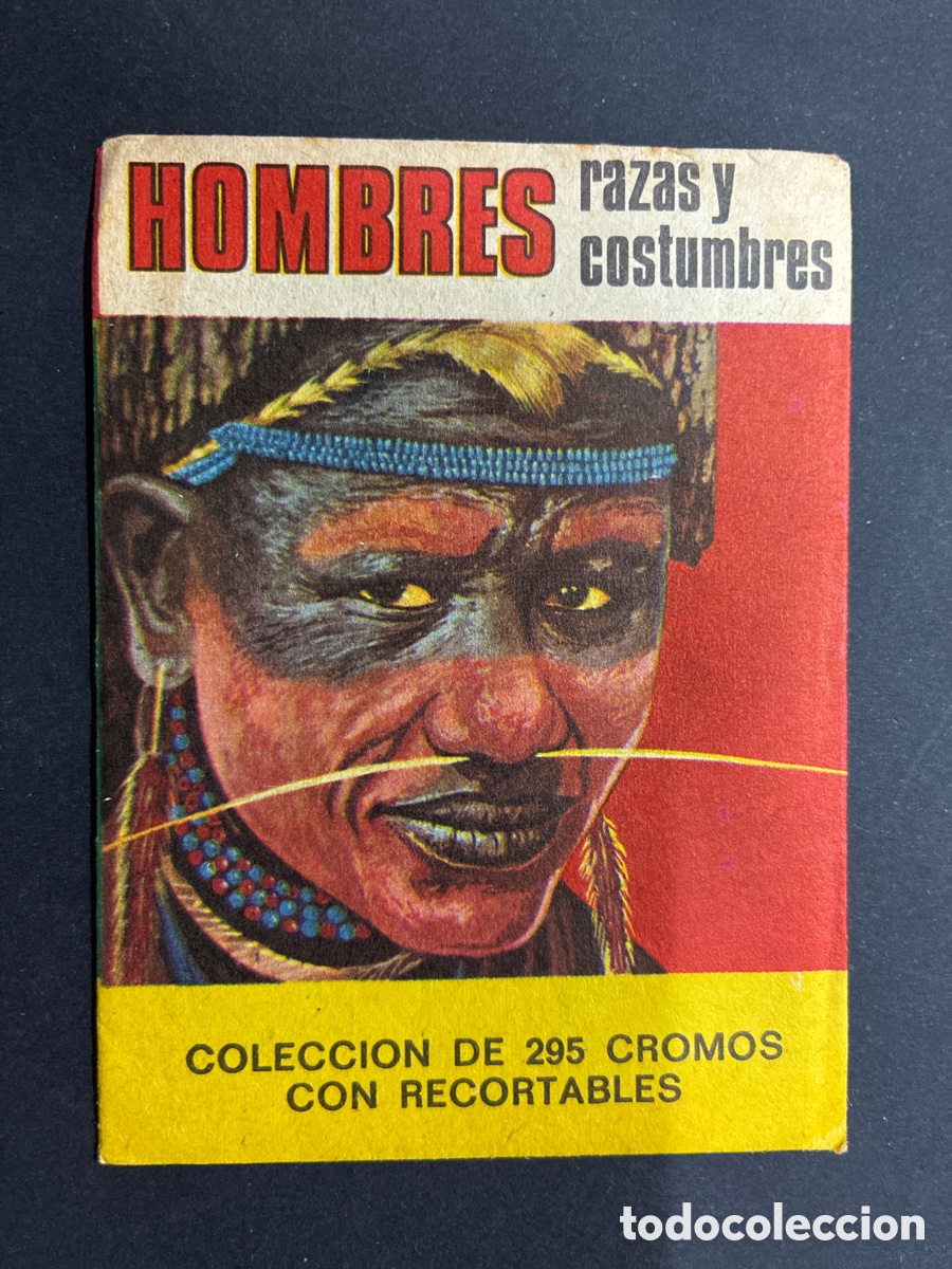 Colecionismo Cromos antigos: SOBRE SIN ABRIR ALBUM HOMBRES RAZAS Y COSTUMBRES DITORIAL RUIZ ROMERO
