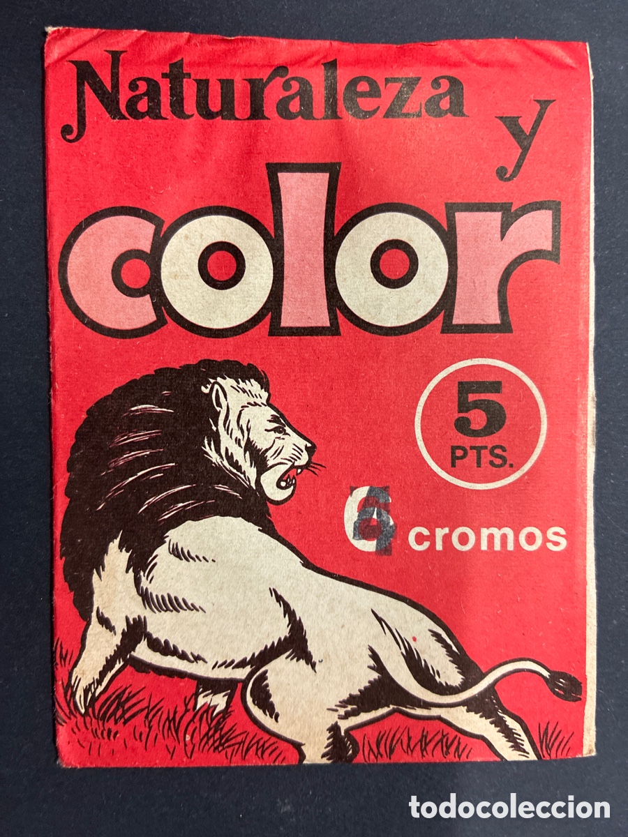 Colecionismo Cromos antigos: SOBRE SIN ABRIR ALBUM NATURALEZA Y COLOR