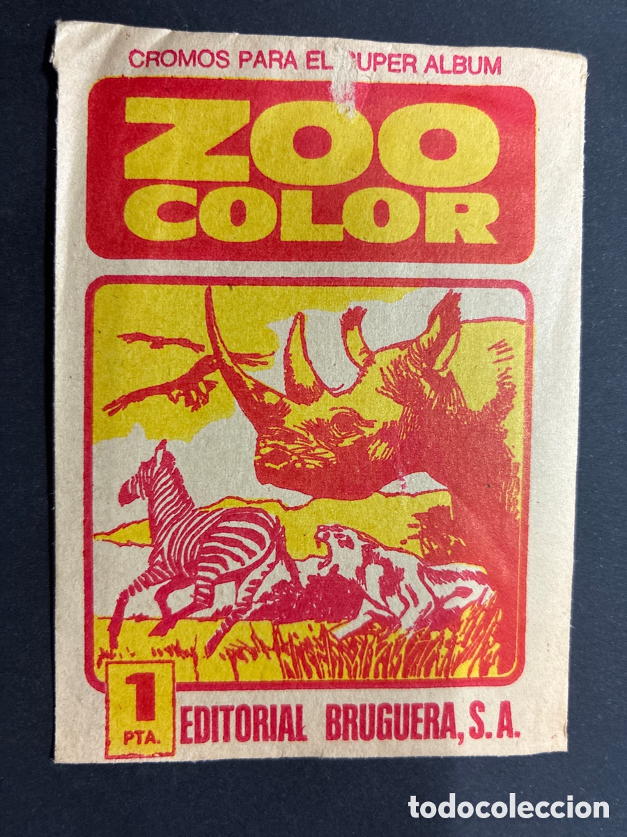 Colecionismo Cromos antigos: SOBRE SIN ABRIR ALBUM ZOO COLOR EDITORIAL BRUGUERA