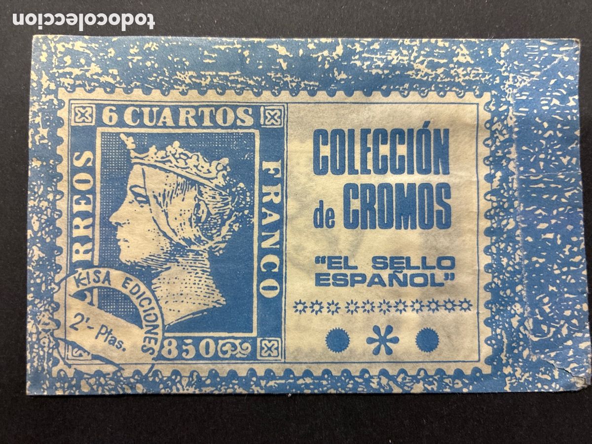 Colecionismo Cromos antigos: SOBRE SIN ABRIR ALBUM EL SELLO ESPA&Ntilde;OL EDITORIAL KEISA