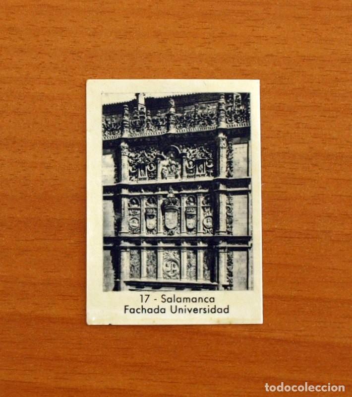Collezionismo Figurine antiche: Monumentos y Bellezas de Espa&ntilde;a &aacute;lbum n&ordm; 1 -N&ordm; 17 Salamanca, Fachada Universidad -Casulleras a&ntilde;os 50