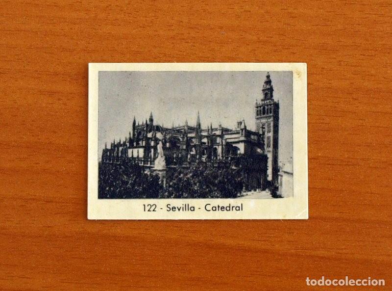 Collezionismo Figurine antiche: Monumentos y Bellezas de Espa&ntilde;a &aacute;lbum n&ordm; 1 -N&ordm; 122 Sevilla, Catedral -Casulleras a&ntilde;os 50