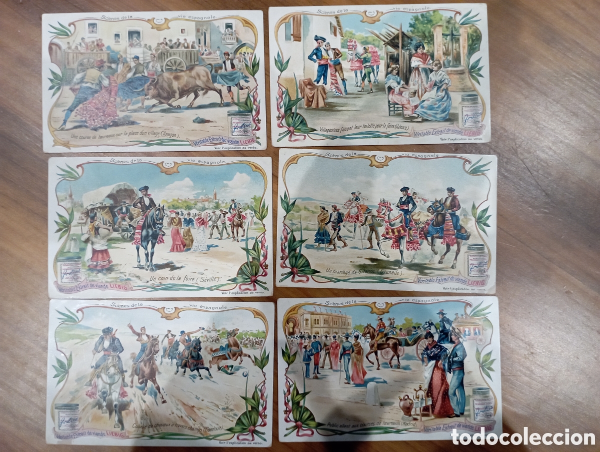 Collectionnisme Cartes &agrave; collectionner anciennes: Serie completa Liebig Sanguinetti 796