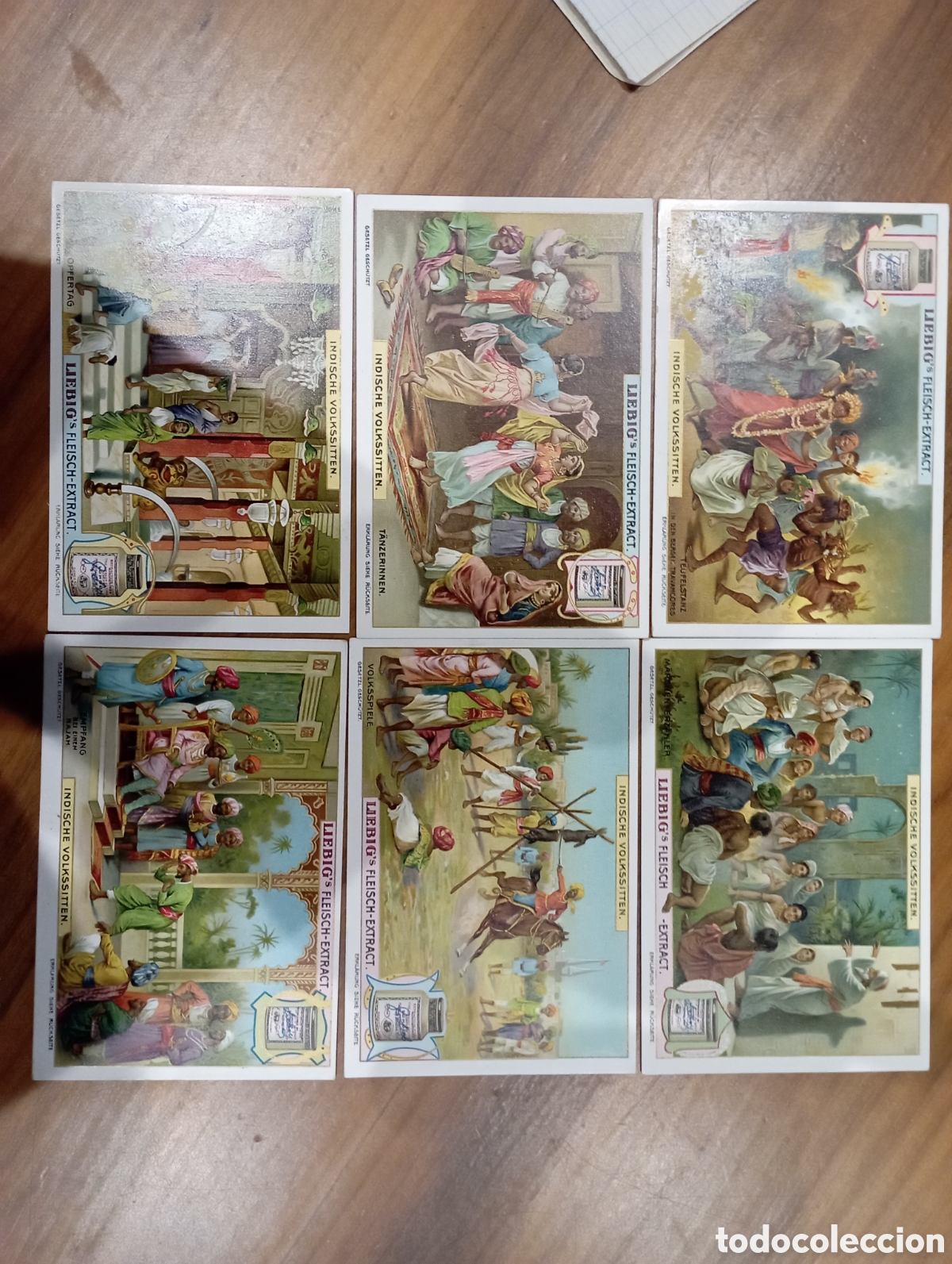Sammeln alte Sammelbilder: Serie completa Liebig Sanguinetti 810