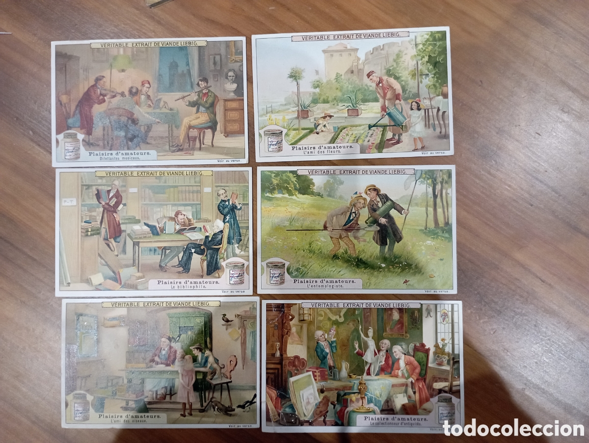 Sammeln alte Sammelbilder: Serie completa Liebig Sanguinetti 968