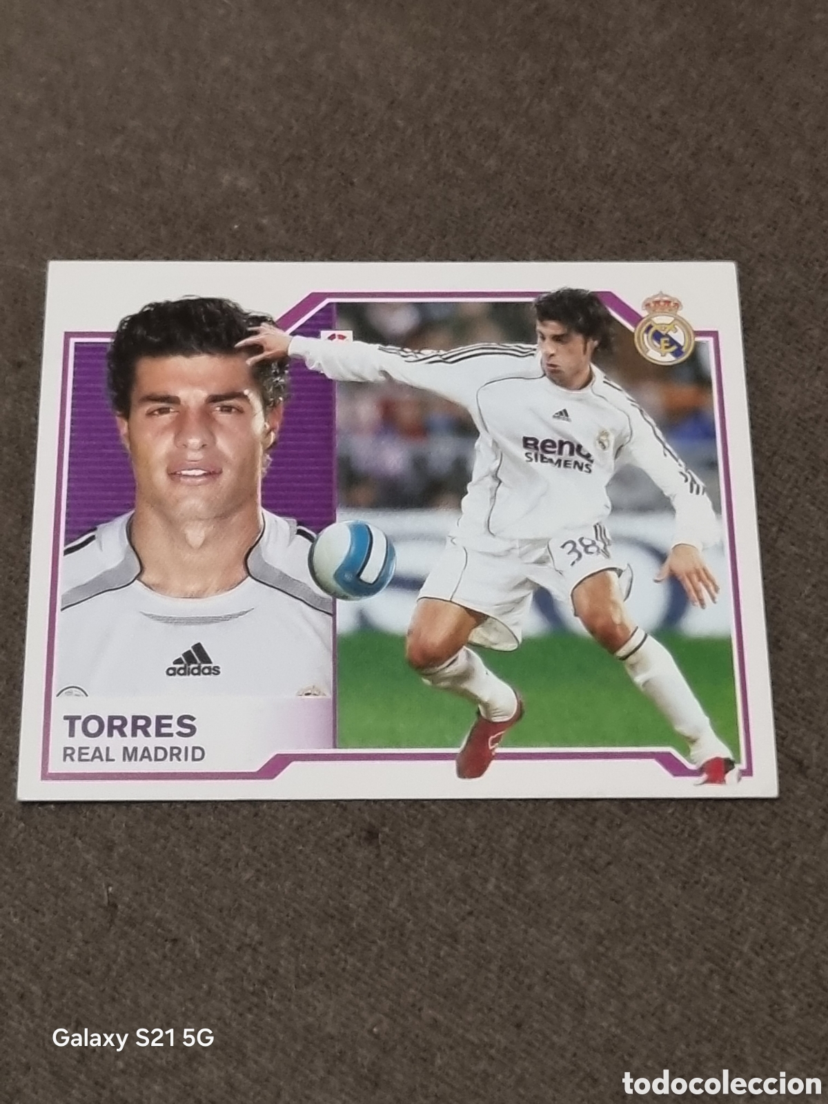 Coleccionismo Cromos antiguos: TORRES - REAL MADRID LIGA ESTE 2007 2008