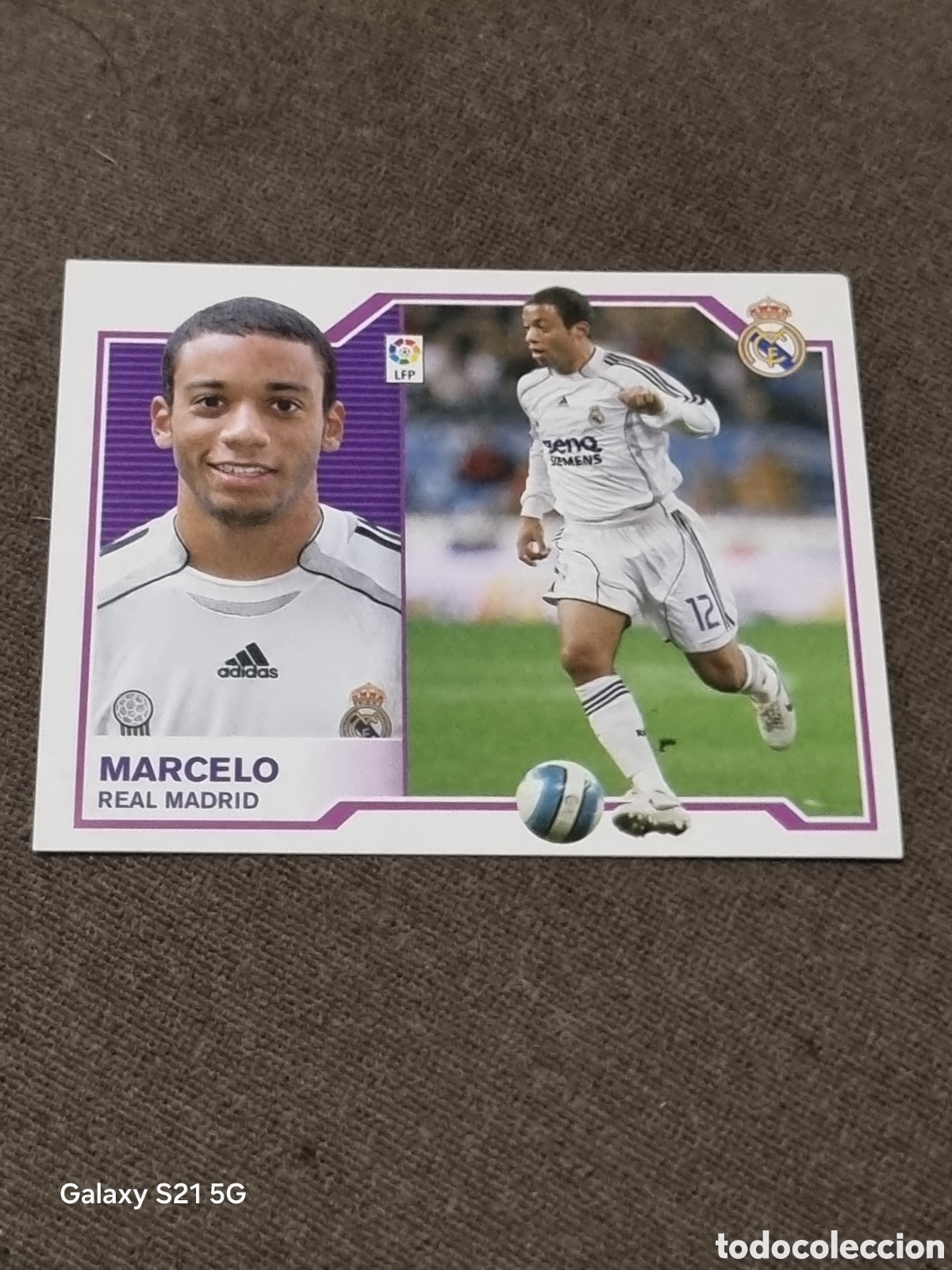 Coleccionismo Cromos antiguos: MARCELO , REAL MADRID LIGA ESTE 2007 2008